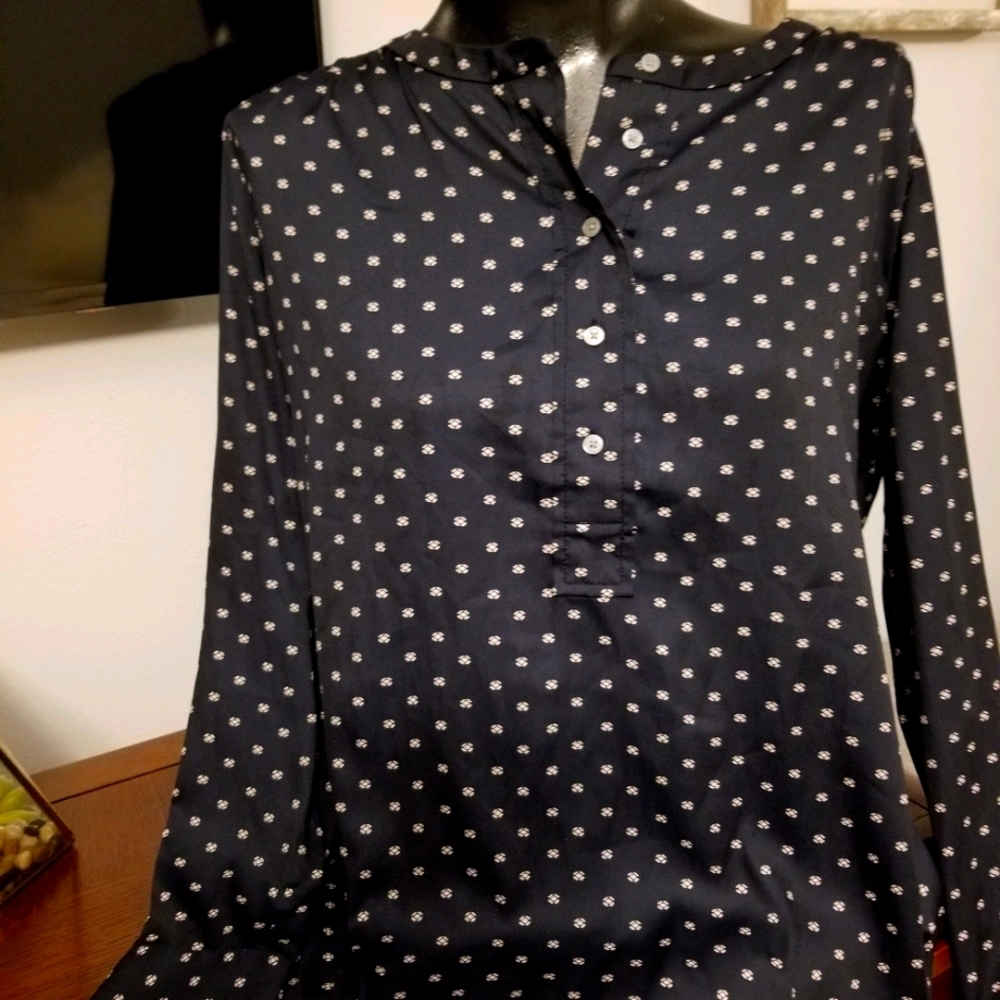 LOFT  Navy Blouse
